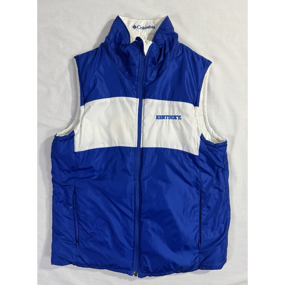 Columbia University of Kentucky Women's Reversible Vest Size Small  Blue White